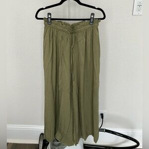 Wish List Apparel Green Wide-Leg Pants